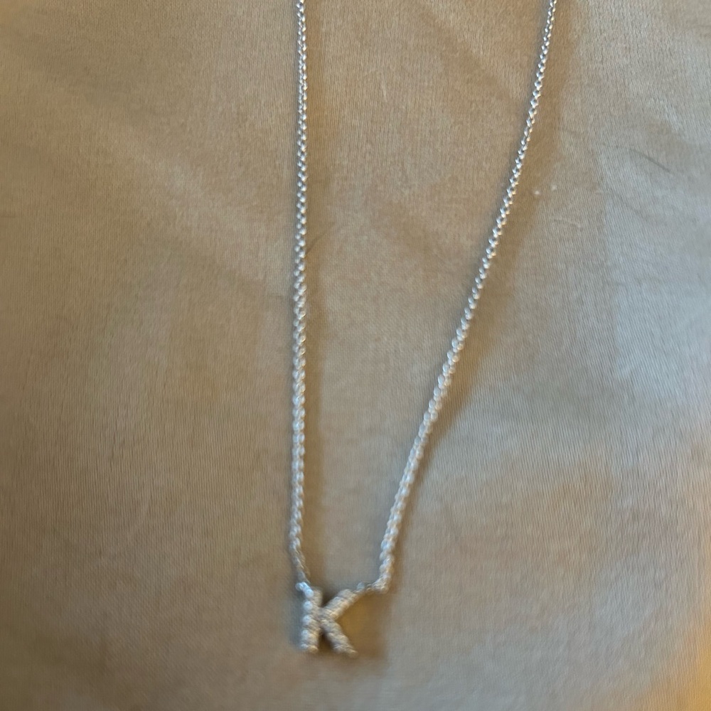 Lafonn Letter “K” Pendant Necklace - Picture 2 of 4